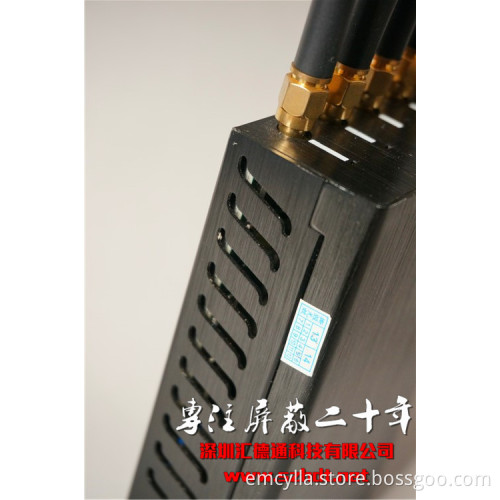 Handheld Portable (Built-in Battery) Cellphone & WiFi Bluetooth & GPS Signal Jammer